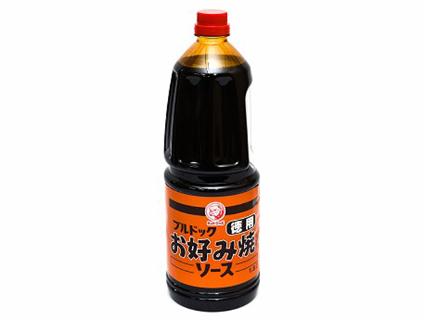 ブルドック）徳用お好み焼ソース　1.8Ｌ×6本 / ケース販売